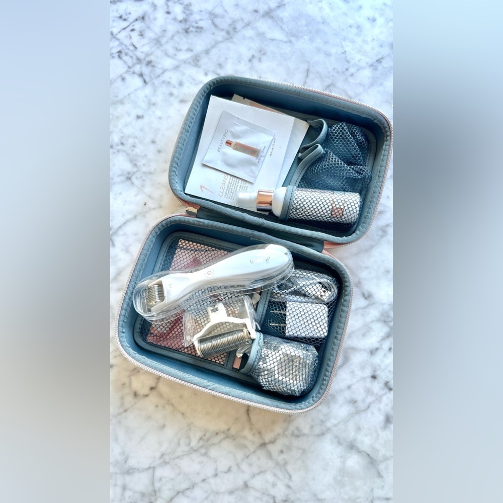 BeautyBio GloPro Pack and Go Essentials microneedling set - NWOT